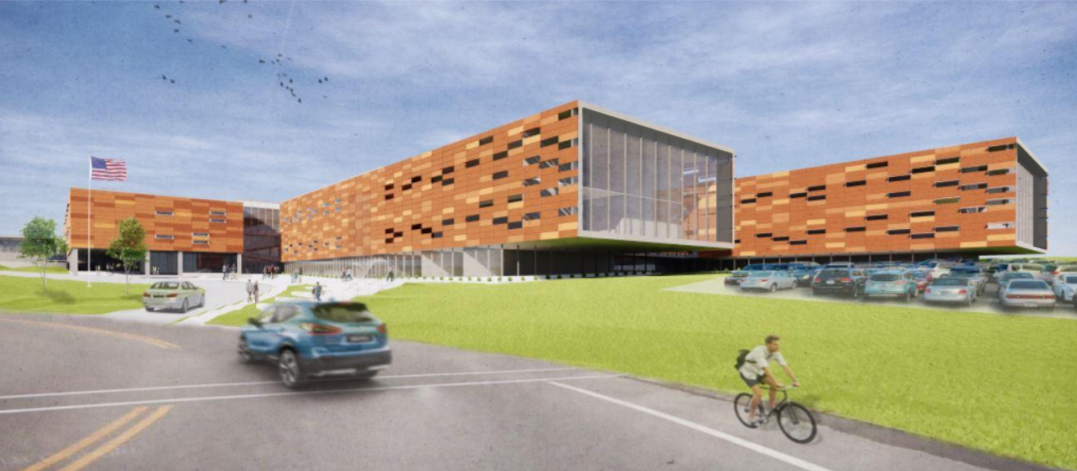 Rendering of the Manhattan High School expansion