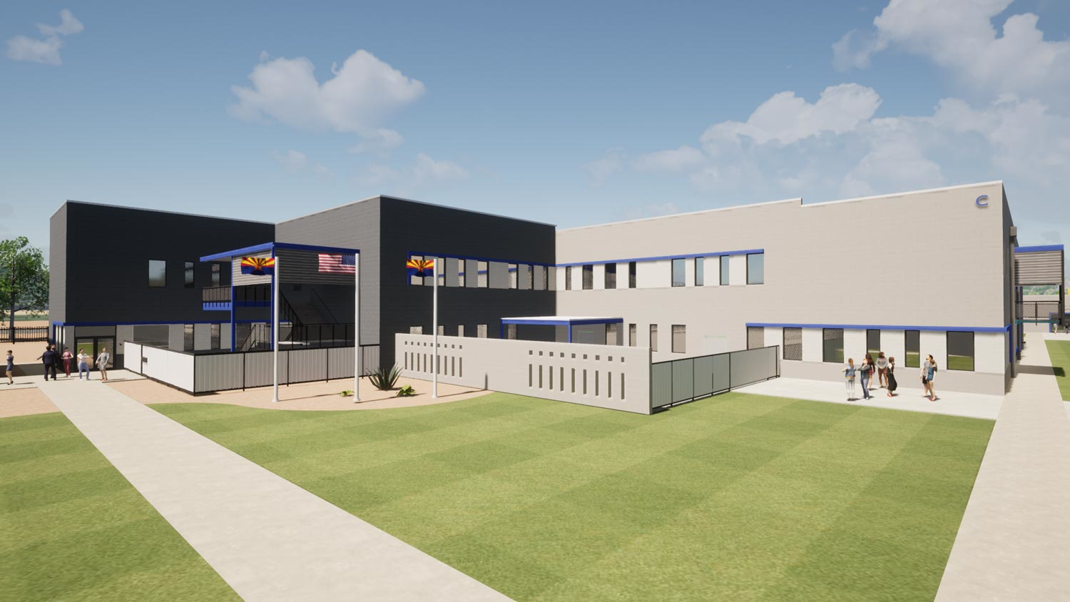 Maricopa Unified School District rendering of new high school