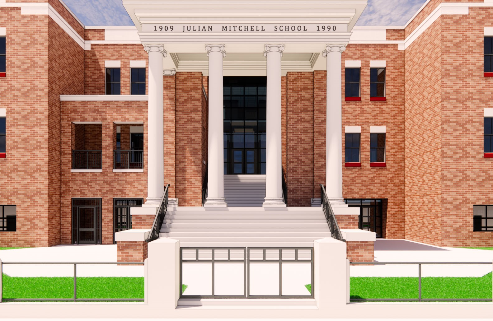 Julian Mitchell Elementary school rendering