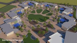 Birds Eye View of Tiger Quad Birds Eye View of Tiger Quad