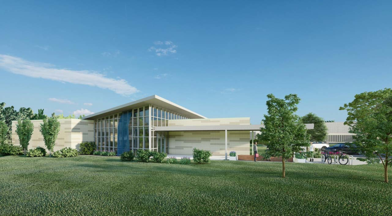 Rendering of the high school addition at Spring Valley Academy