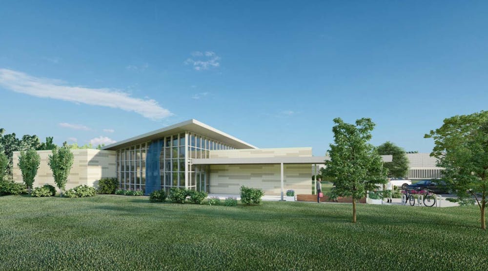 Rendering of the high school addition at Spring Valley Academy