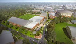 Auburn University's new football facility rendering Auburn University's new football facility rendering