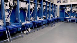 Mount St. Mary has found that anti-microbial floor mats in locker rooms eliminate smells and are more comfortable for players. Mount St. Mary has found that anti-microbial floor mats in locker rooms eliminate smells and are more comfortable for players.
