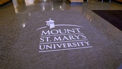 Mount St. Mary’s has installed adhesive-backed floor mats that stay in place, don’t curl and bunch, and are ADA-compliant. Mount St. Mary’s has installed adhesive-backed floor mats that stay in place, don’t curl and bunch, and are ADA-compliant.