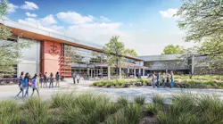 Rendering of Saint Francis High Schools Commons Center
