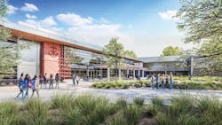 Rendering of Saint Francis High Schools Commons Center Rendering of Saint Francis High Schools Commons Center