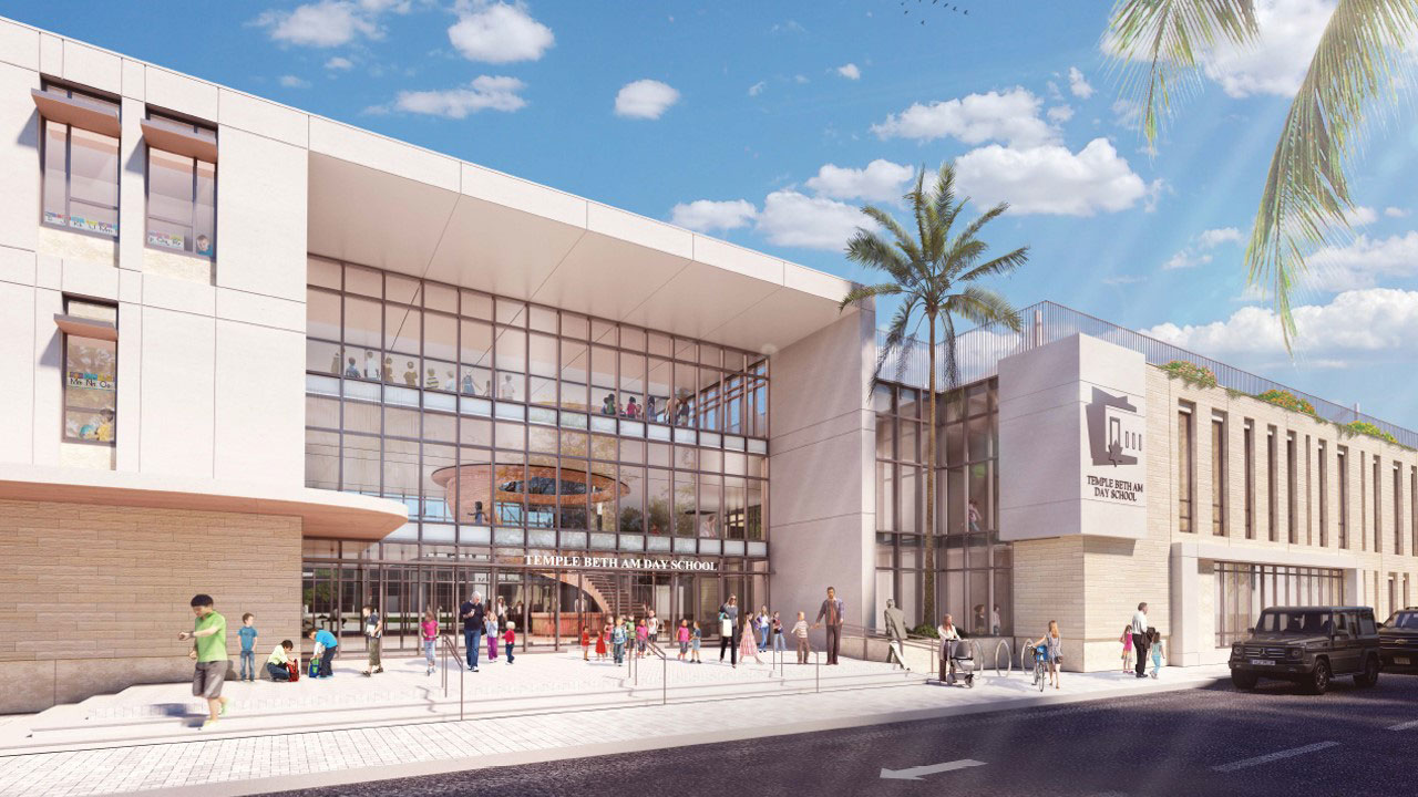 Day School at Temple Beth Am rendering