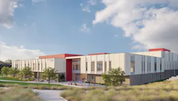 Academic and support office rendering Academic and support office rendering