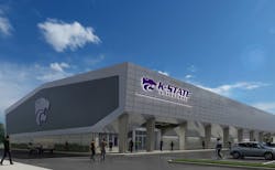 Rendering of the new volleyball arena Rendering of the new volleyball arena