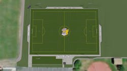 Rendering of Ukiah High School's soccer and sports field Rendering of Ukiah High School's soccer and sports field