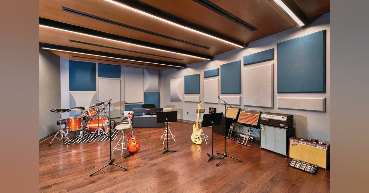 From the 2021 Education Interiors Showcase: Music Production and ...