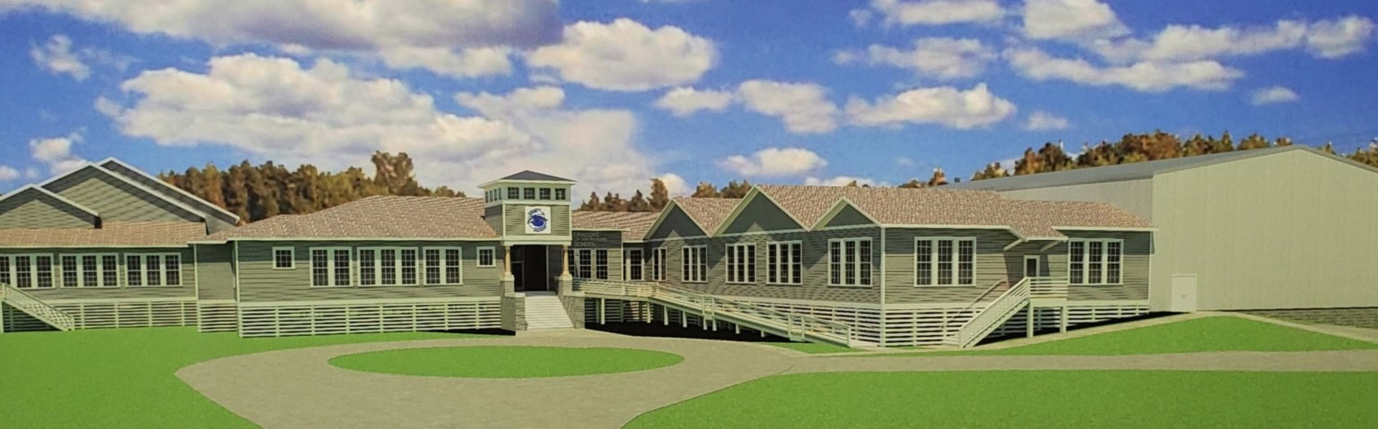 Rendering of the new Ocracoke School