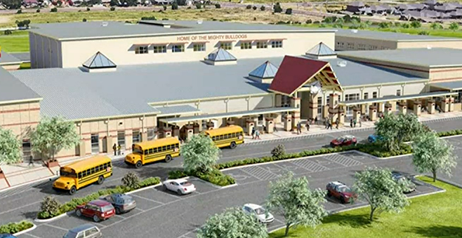 Cigarroa Middle School rendering