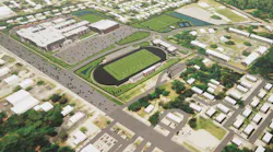 Aerial rendering of the K-12 multi campus