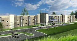 Rendering of the Muscogee County School District merged elementary school Rendering of the Muscogee County School District merged elementary school