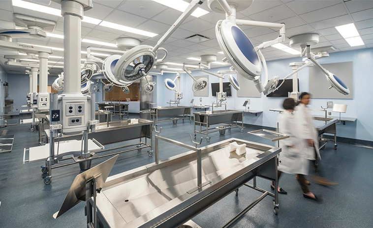 NYU School of Medicine, Surgical Education Training Center, Dissection Lab & Cryo-EM at the Smilow Research Center