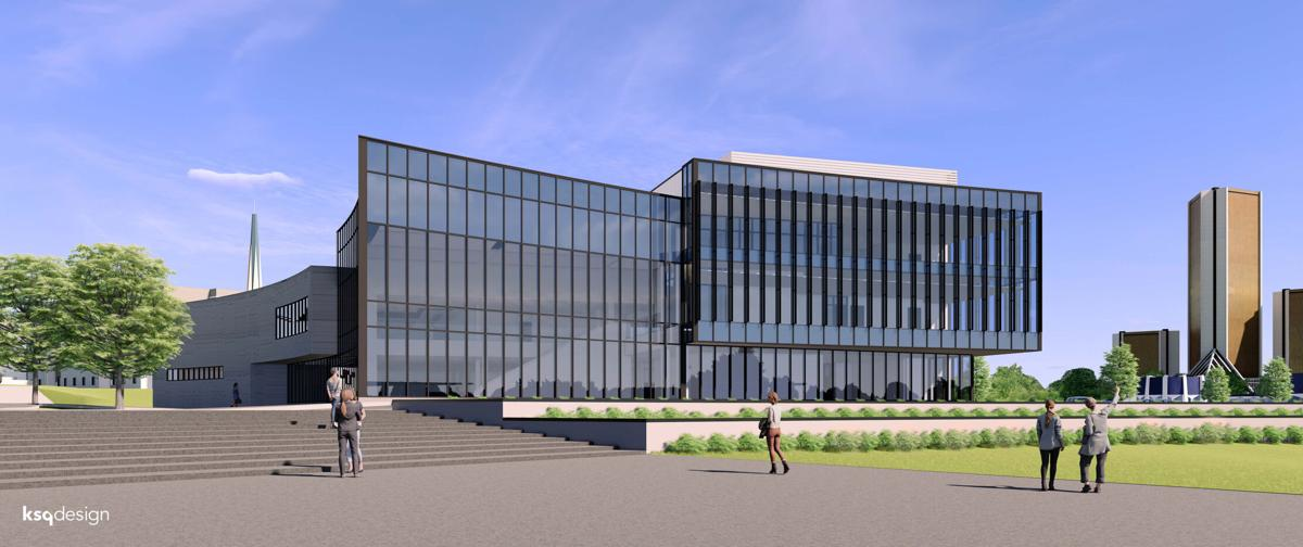 Oral Roberts University is building a library on its Tulsa, Okla