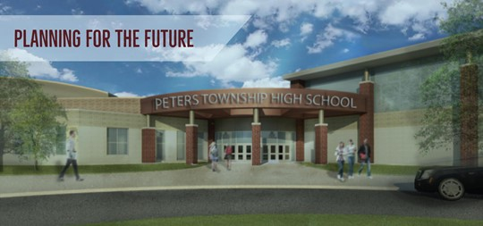 Rendering of the Peters Township High School project