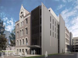 Richardson Memorial Hall rendering Richardson Memorial Hall rendering