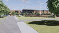 Diman Regional Vocational Technical High School rendering Diman Regional Vocational Technical High School rendering