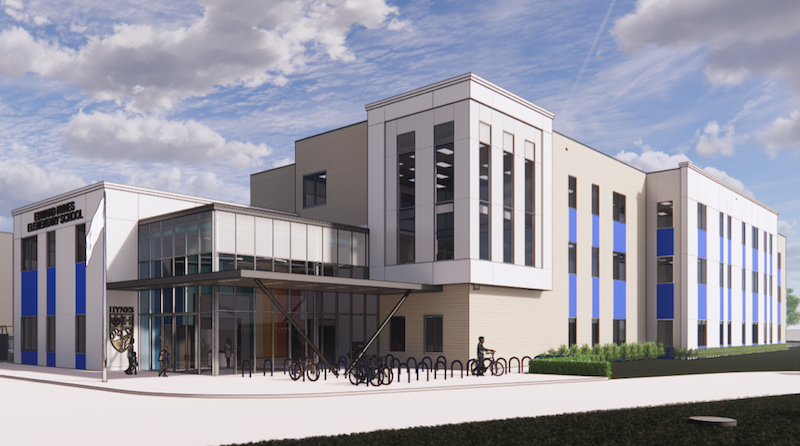 Hynes Charter School rendering