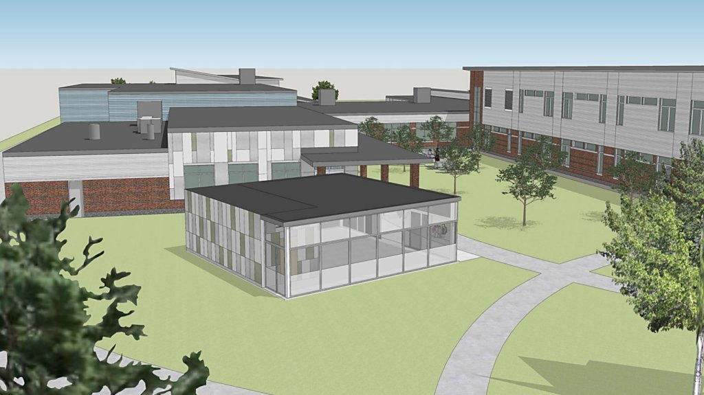 Discovery classroom rendering at Kate Furbish Elementary