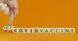 Covid vaccination sign Covid vaccination sign