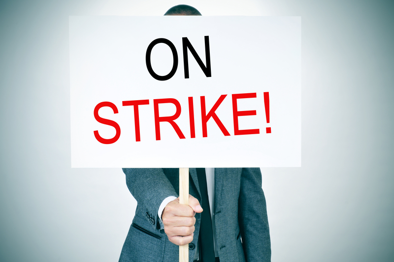 On strike