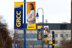 GRCC Community College signs GRCC Community College signs