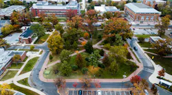 Rowan University campus aerial view
