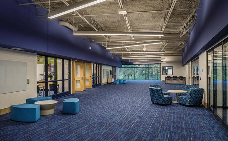 From the 2021 Educational Interiors Showcase Sparta Middle School