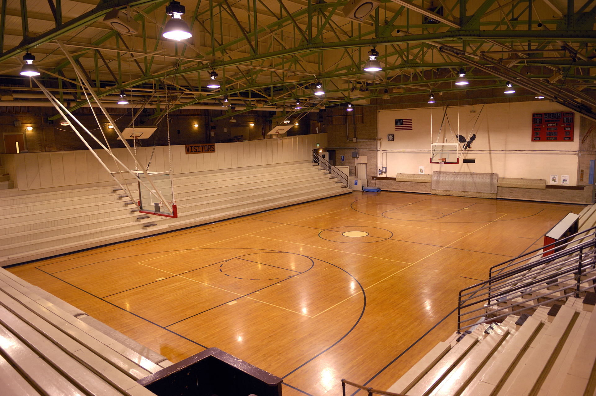 Upgrading HVAC equipment can help schools improve indoor air quality for sporting events.