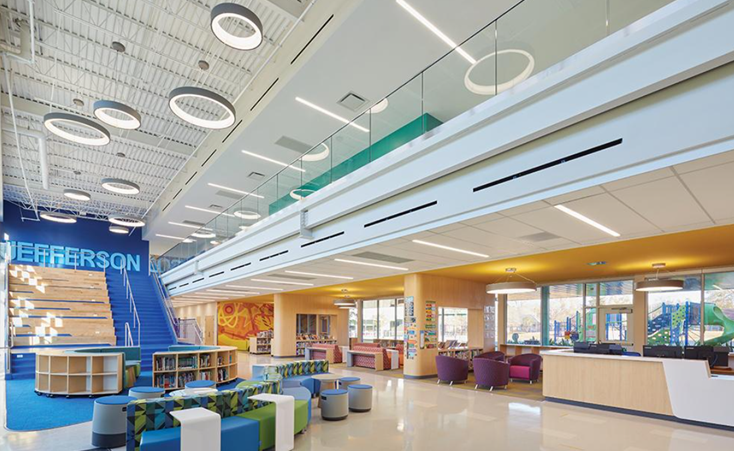 From the 2021 Architectural Portfolio Jefferson Terrace Elementary School American School