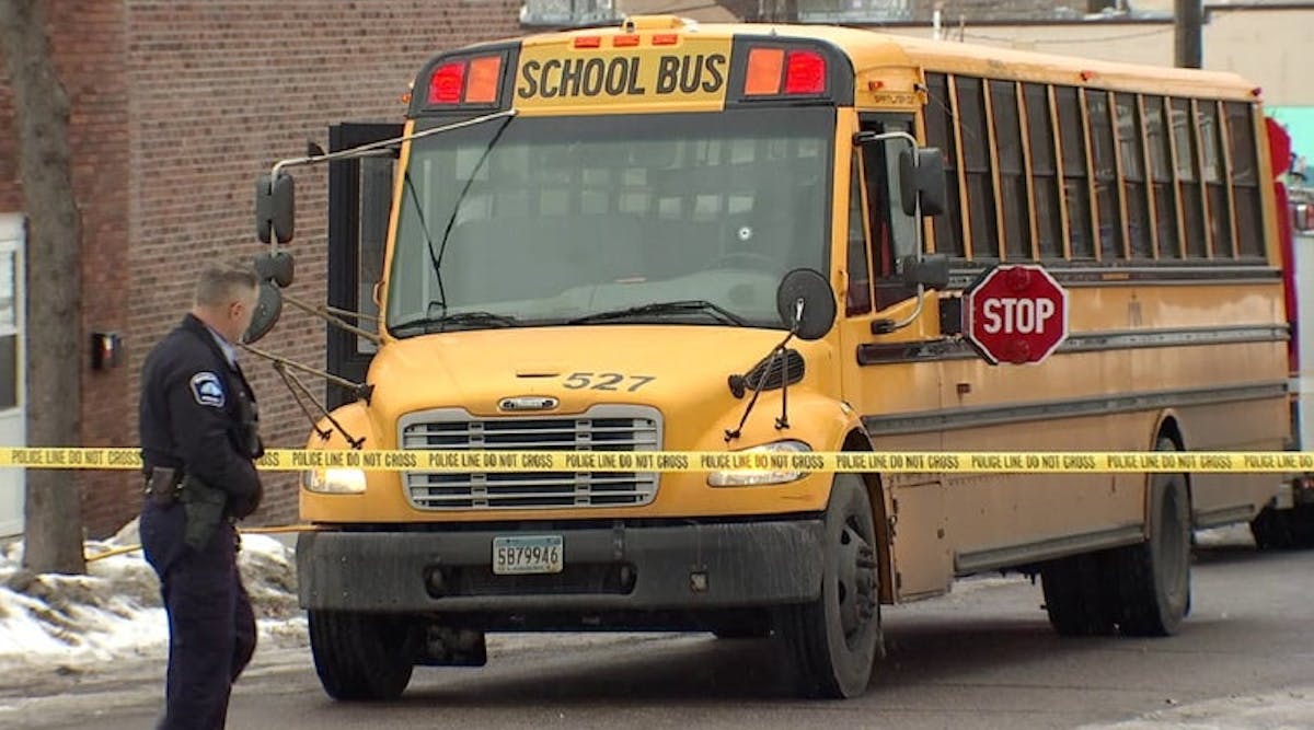 School bus driver shot in Minneapolis