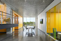 Daylighting and connections to the outdoors enhance the environment at The Collin Technical Center at Colllin College in Allen, Texas, Daylighting and connections to the outdoors enhance the environment at The Collin Technical Center at Colllin College in Allen, Texas,