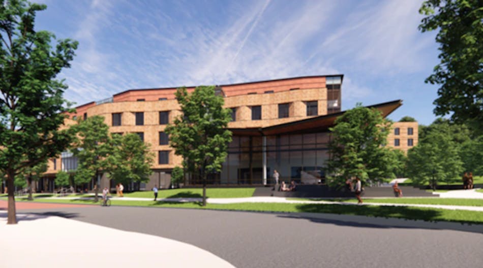 Case Western Reserve University residence hall rendering