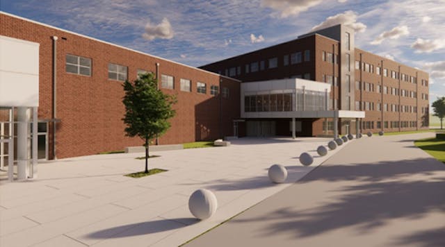 Charlotte-Mecklenburg Schools high school rendering
