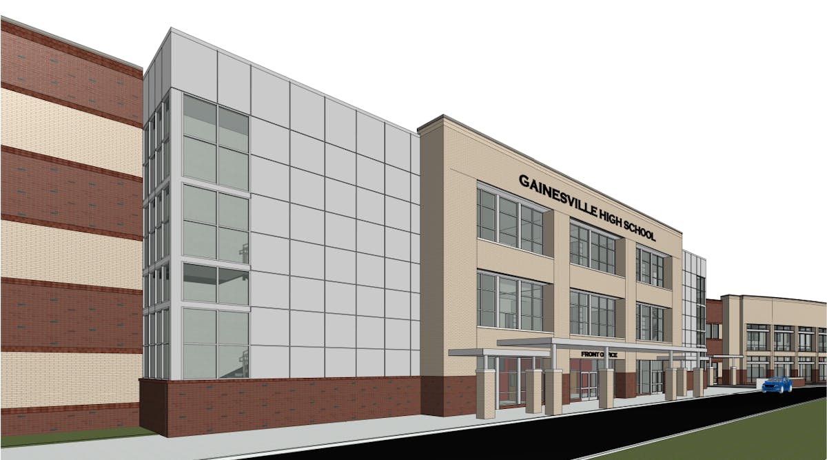 Gainesville High School facility rendering