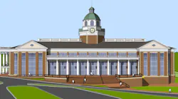 High Point Library rendering