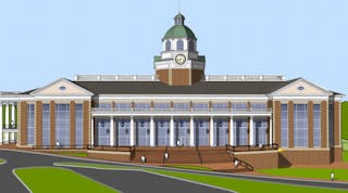 High Point Library rendering