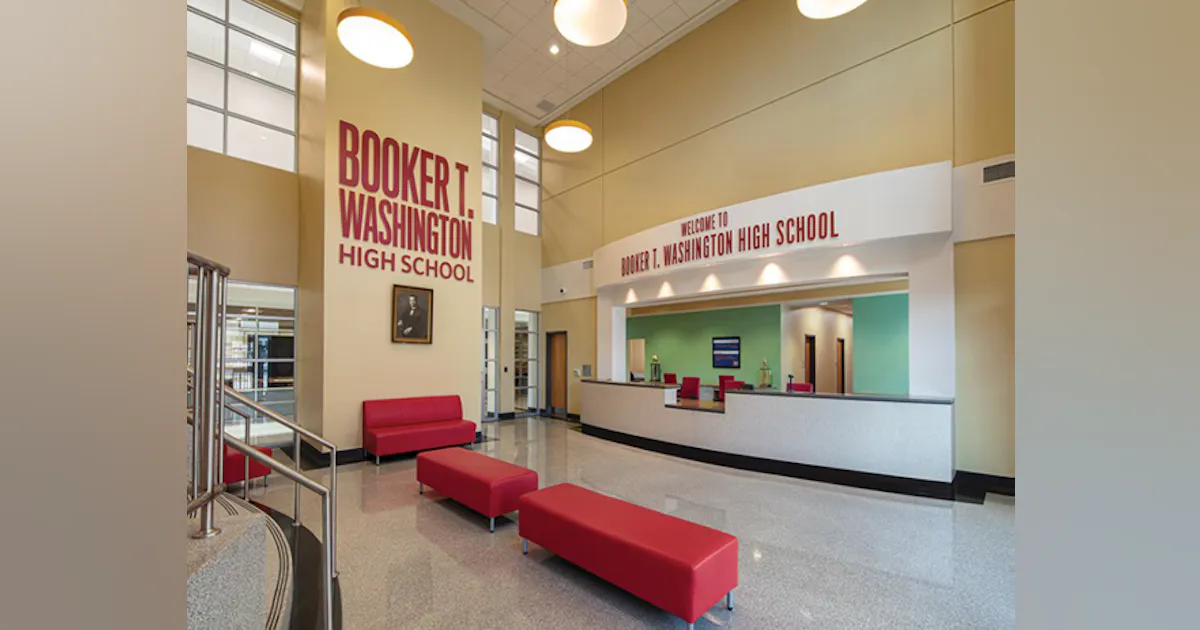 From the 2021 Architectural Portfolio New Booker T. Washington School
