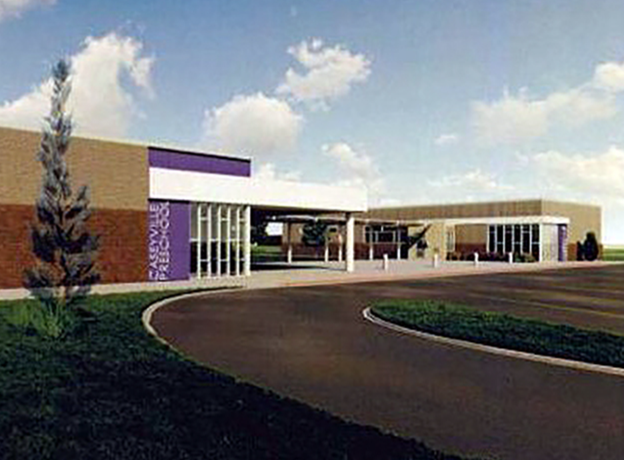 New elementary school and public library facilities will be built side