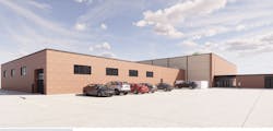 Holdrege High School exterior weight room rendering Holdrege High School exterior weight room rendering