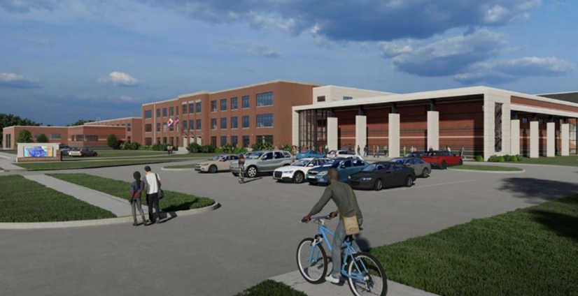 Lanphier High School Rendering 625990b3eb5d1