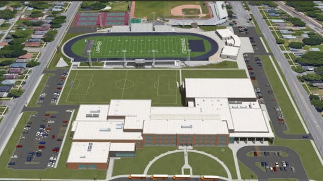 Lanphier High School rendering