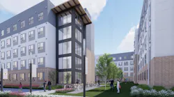 The University of Texas at Austin graduate student housing rendering