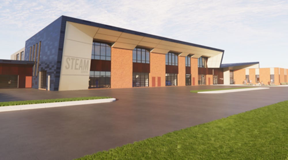 Tomorrow River School STEAM building rendering