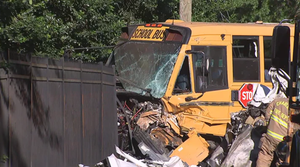 School Bus Crash In North Carolina Sends 15 Students, Two Drivers To ...