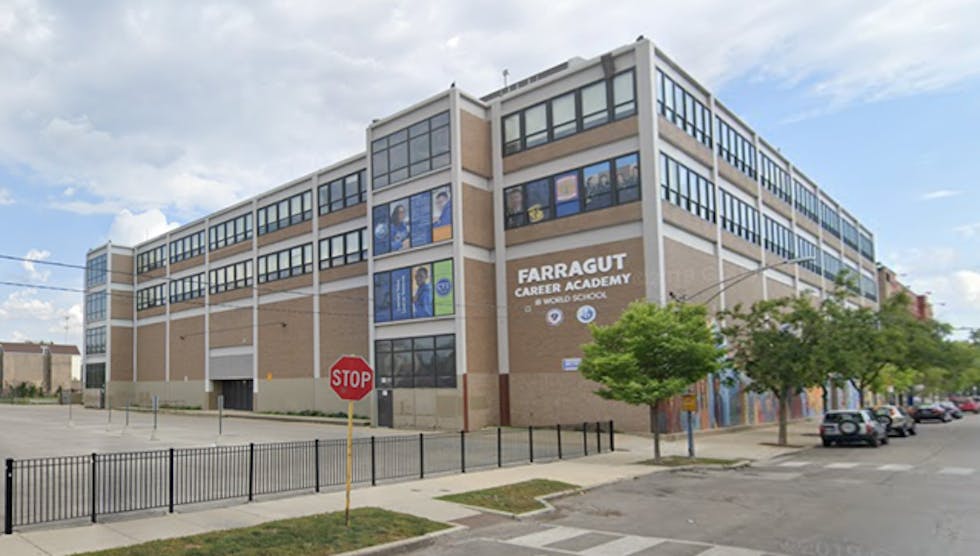 Farragut Career Academy High School in Chicago will undergo 16.6